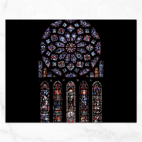 Rosette Cathedral Rectangular Jigsaw Puzzl from ArtsNow.com Front