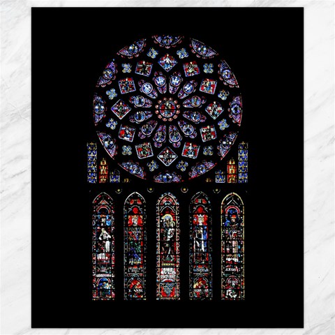 Rosette Cathedral Canvas 8  x 10  from ArtsNow.com 8.15 x9.66  Canvas - 1