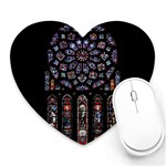 Rosette Cathedral Heart Mousepad
