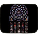 Rosette Cathedral Two Sides Fleece Blanket (Mini)