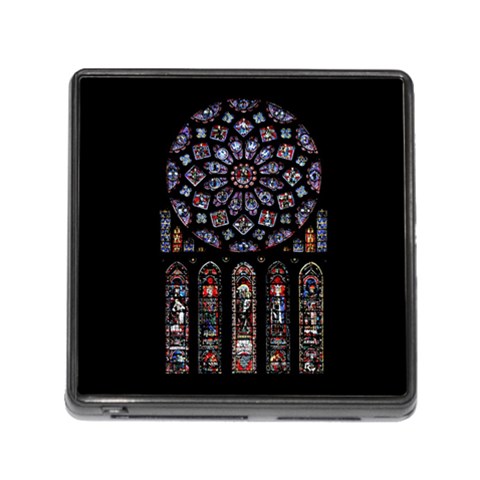Rosette Cathedral Memory Card Reader (Square 5 Slot) from ArtsNow.com Front
