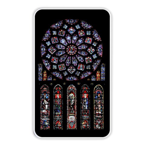 Rosette Cathedral Memory Card Reader (Rectangular) from ArtsNow.com Front