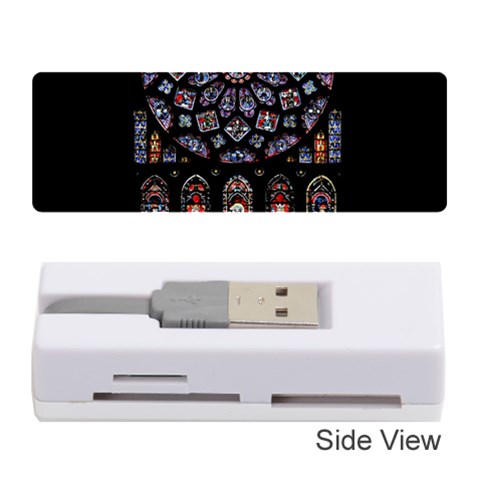 Rosette Cathedral Memory Card Reader (Stick) from ArtsNow.com Front