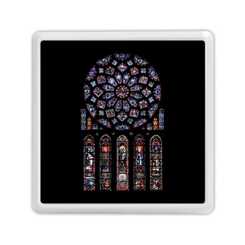 Rosette Cathedral Memory Card Reader (Square) from ArtsNow.com Front