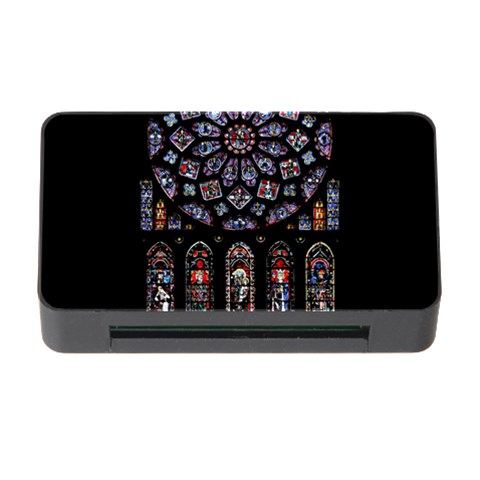 Rosette Cathedral Memory Card Reader with CF from ArtsNow.com Front