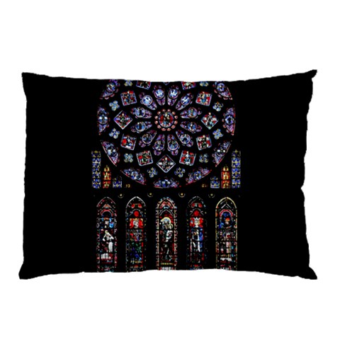 Rosette Cathedral Pillow Case (Two Sides) from ArtsNow.com Back
