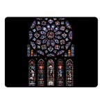 Rosette Cathedral Two Sides Fleece Blanket (Small)