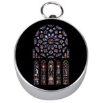 Rosette Cathedral Silver Compasses