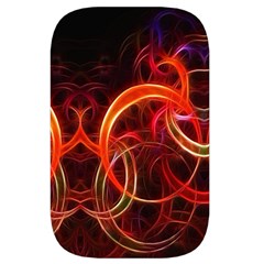 Background Fractal Abstract Waist Pouch (Small) from ArtsNow.com Back