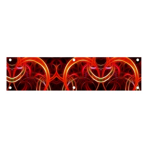 Abstract Seamless Pattern Banner and Sign 4  x 1  from ArtsNow.com Front