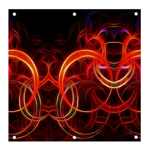 Abstract Seamless Pattern Banner and Sign 4  x 4  from ArtsNow.com Front