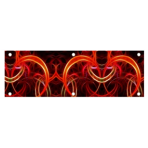 Abstract Seamless Pattern Banner and Sign 6  x 2  from ArtsNow.com Front