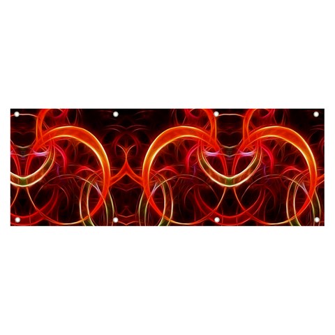 Abstract Seamless Pattern Banner and Sign 8  x 3  from ArtsNow.com Front