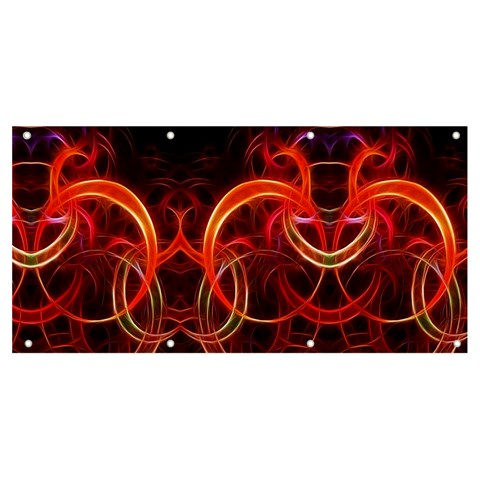 Abstract Seamless Pattern Banner and Sign 8  x 4  from ArtsNow.com Front