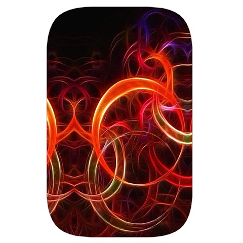 Background Fractal Abstract Waist Pouch (Large) from ArtsNow.com Back