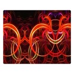 Abstract Seamless Pattern Premium Plush Fleece Blanket (Large)