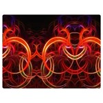 Abstract Seamless Pattern Two Sides Premium Plush Fleece Blanket (Extra Small)