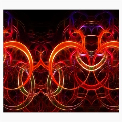 Background Fractal Abstract Roll Up Canvas Pencil Holder (S) from ArtsNow.com Front