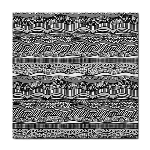 Ethno Seamless Pattern Tile Coaster from ArtsNow.com Front