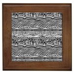 Ethno Seamless Pattern Framed Tile