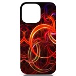 Abstract Seamless Pattern iPhone 14 Pro Max Black UV Print Case
