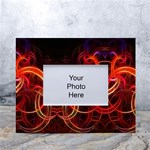 Construction Background Geometric White Tabletop Photo Frame 4 x6 