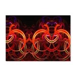 Construction Background Geometric Crystal Sticker (A4)