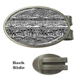 Ethno Seamless Pattern Money Clips (Oval) 
