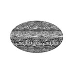 Ethno Seamless Pattern Sticker (Oval)