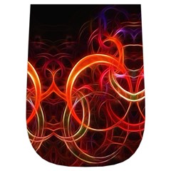 Background Fractal Abstract Wristlet Pouch Bag (Small) from ArtsNow.com Right Side