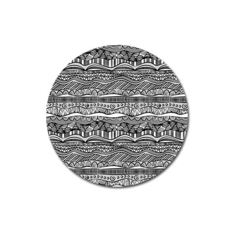 Ethno Seamless Pattern Magnet 3  (Round) from ArtsNow.com Front