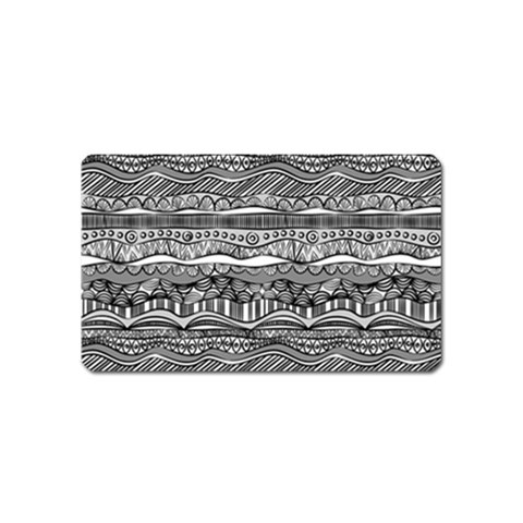 Ethno Seamless Pattern Magnet (Name Card) from ArtsNow.com Front