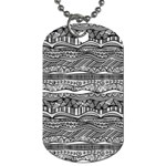 Ethno Seamless Pattern Dog Tag (One Side)