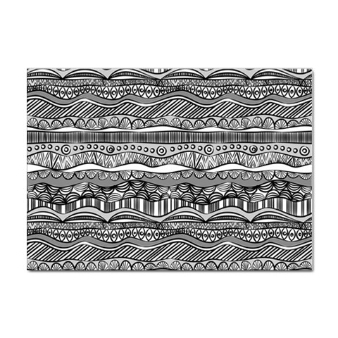 Ethno Seamless Pattern Sticker A4 (100 pack) from ArtsNow.com Front