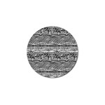 Ethno Seamless Pattern Golf Ball Marker