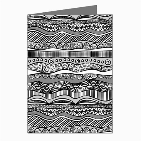 Ethno Seamless Pattern Greeting Cards (Pkg of 8) from ArtsNow.com Left