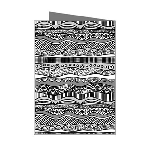 Ethno Seamless Pattern Mini Greeting Card from ArtsNow.com Right