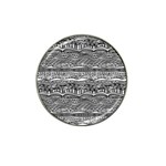 Ethno Seamless Pattern Hat Clip Ball Marker (10 pack)