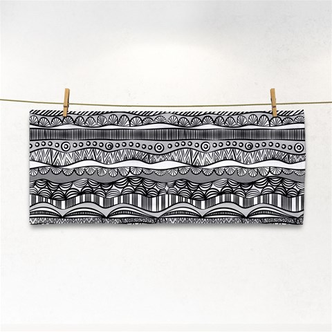 Ethno Seamless Pattern Hand Towel from ArtsNow.com Front