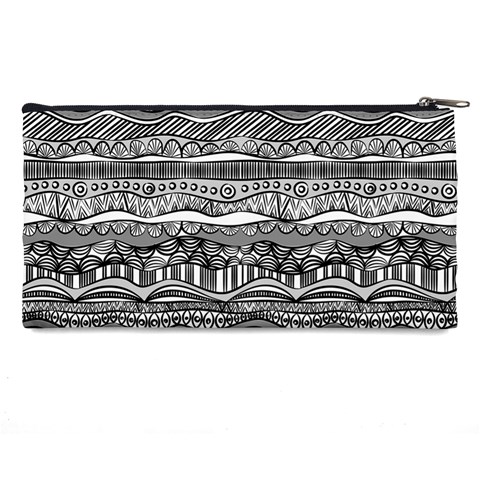 Ethno Seamless Pattern Pencil Case from ArtsNow.com Back