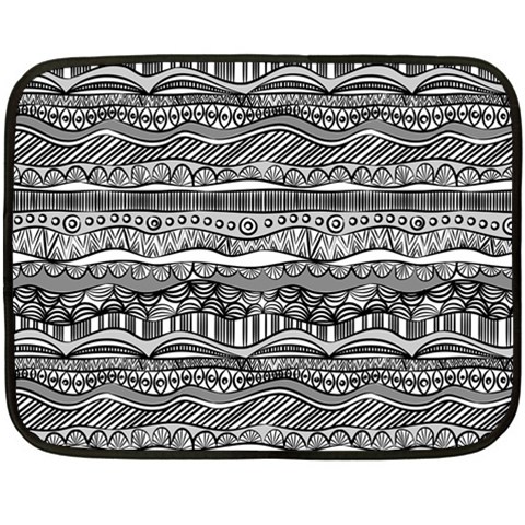 Ethno Seamless Pattern Two Sides Fleece Blanket (Mini) from ArtsNow.com 35 x27  Blanket Back