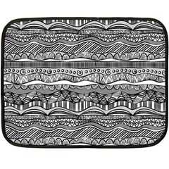 Ethno Seamless Pattern Two Sides Fleece Blanket (Mini) from ArtsNow.com 35 x27  Blanket Back