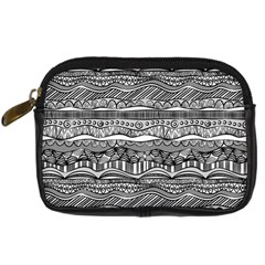 Ethno Seamless Pattern Digital Camera Leather Case from ArtsNow.com Front