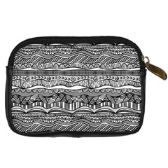 Ethno Seamless Pattern Digital Camera Leather Case from ArtsNow.com Back