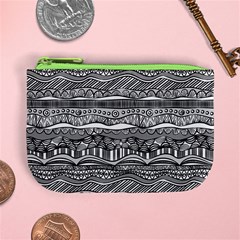 Ethno Seamless Pattern Mini Coin Purse from ArtsNow.com Front
