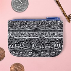 Ethno Seamless Pattern Mini Coin Purse from ArtsNow.com Back