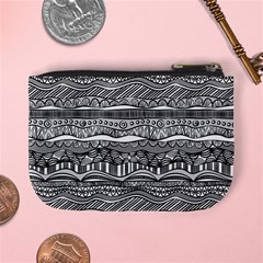 Ethno Seamless Pattern Mini Coin Purse from ArtsNow.com Back