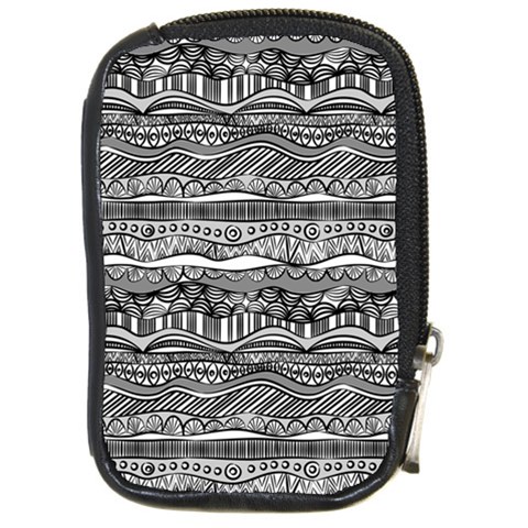 Ethno Seamless Pattern Compact Camera Leather Case from ArtsNow.com Front