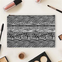 Ethno Seamless Pattern Cosmetic Bag (Large) from ArtsNow.com Front