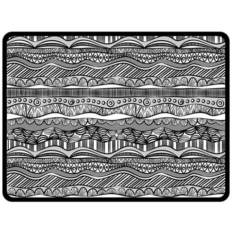 Ethno Seamless Pattern Fleece Blanket (Large) from ArtsNow.com 80 x60  Blanket Front